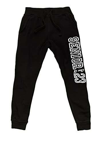 Men's Senior Class of 23 F142 Black Fleece Jogger Sweatpants