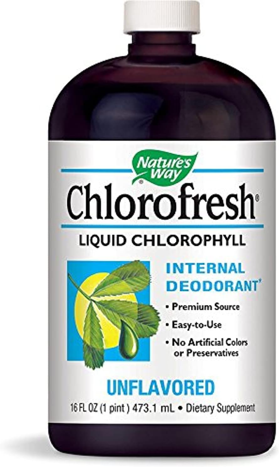 Nature's Way Chlorofresh Liquid Chlorophyll Internal Deodorant, unflavored 16 oz