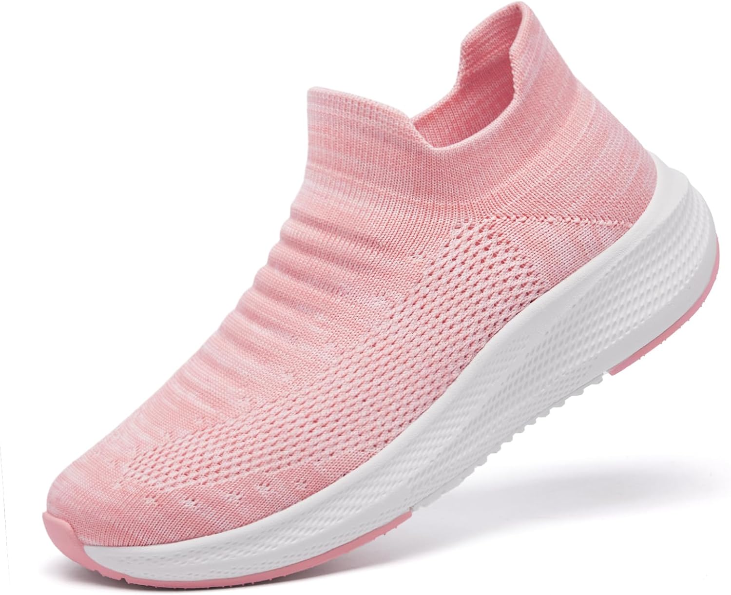 SHULOOK Womens Slip on Walking Shoes Comfort Lightweight Breathable Sock Shoe Non-Slip Mesh Casual Fashion Tennis Running Sneakers
