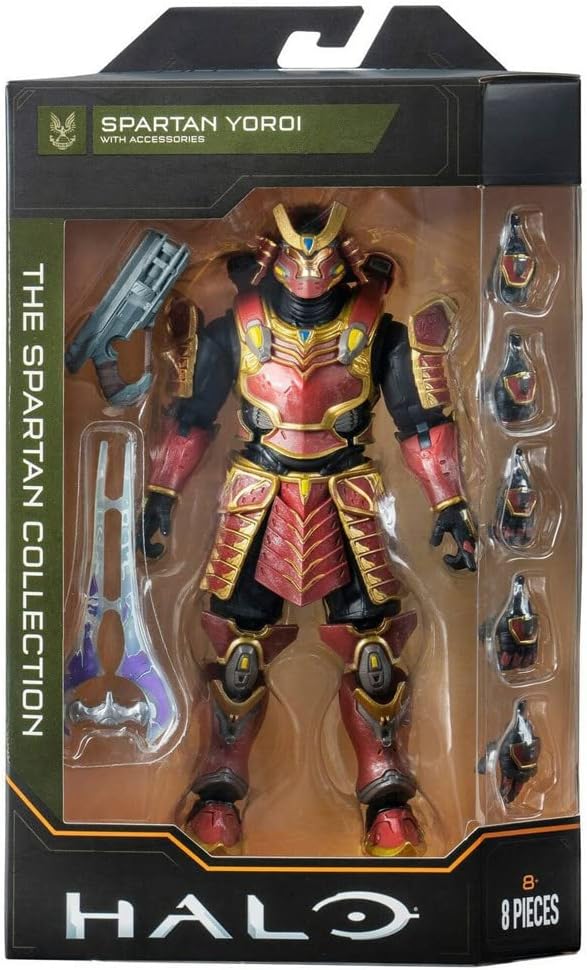 Halo 6.5 The Spartan Collection – Spartan Yoroi Highly Articulated, Poseable with Weapon Accessories - Scaled to Play & Display