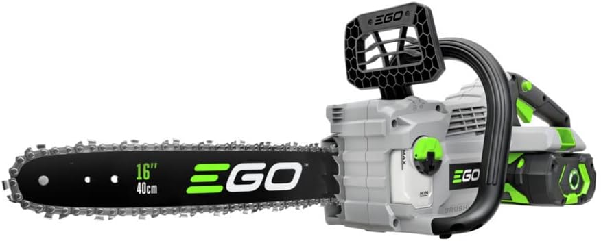 EGO Power+ CS1611 16-Inch 56V Lithium-ion Cordless Chainsaw - Battery and Charger Included, Black