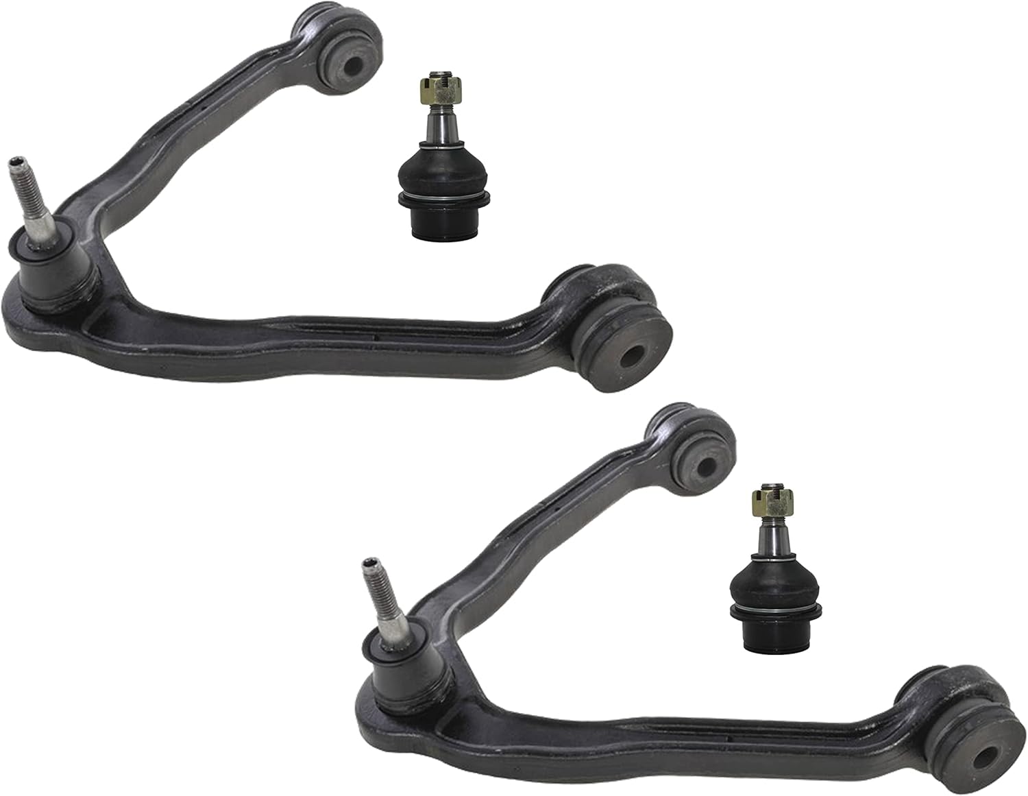 PartsW - 8 Pc Front Upper Control Arm, Sway Bar Links, Lower Ball Joints, Idler & Pitman Arms, Steering Suspension Kit Fits Cadillac Escalade/Chevrolet Avalanche/GMC Sierra