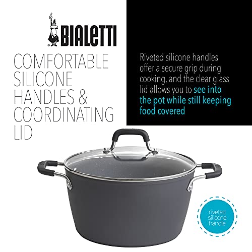 Bialetti Impact Cookware, 2-Pack Fry Set, Gray