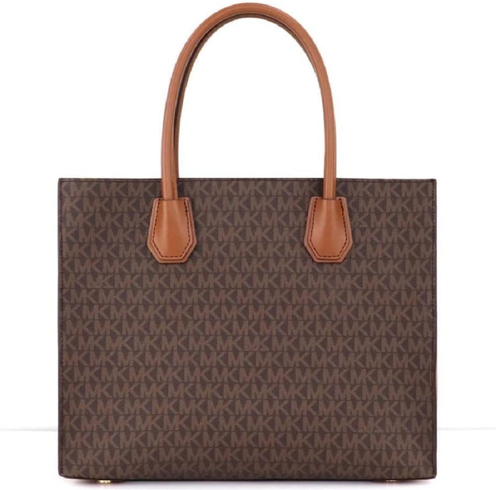 Michael Kors Mercer Large Brown Convertible Tote Bag