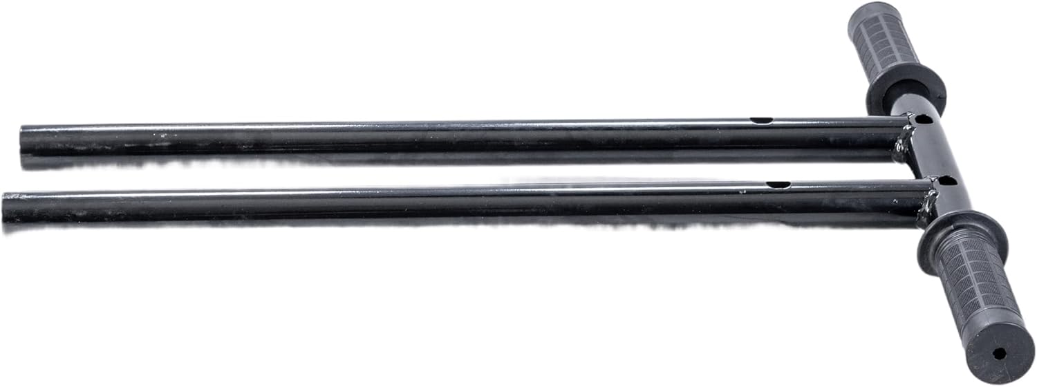 AlveyTech Deluxe Hoverboard Go-Kart Attachment Kit with Large Front Wheel & Suspension