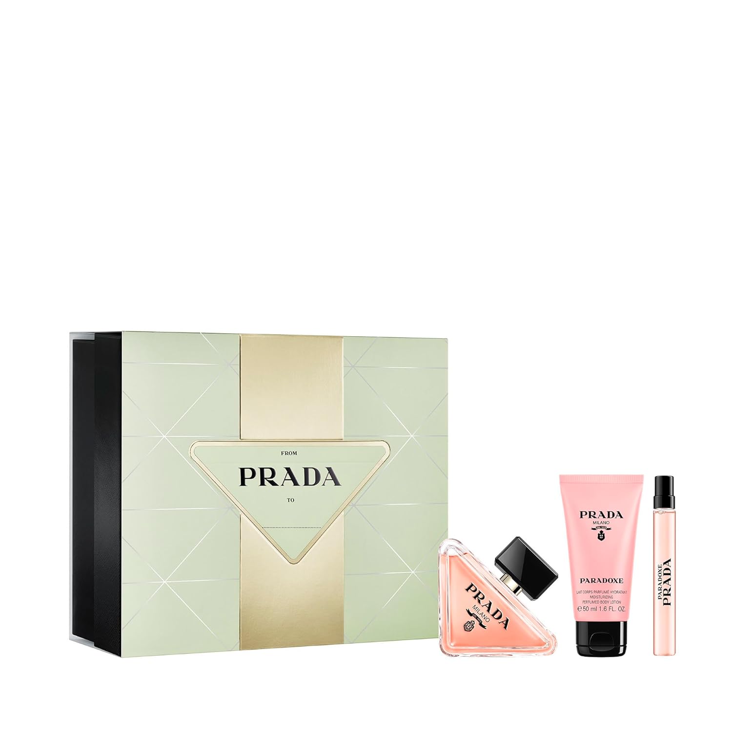 Prada Paradoxe Eau de Parfum Gift Set (3 Fl Oz Eau de Parfum Spray, 1.6 Fl Oz Body Lotion, 0.3 Fl Oz Eau de Parfum Spray)