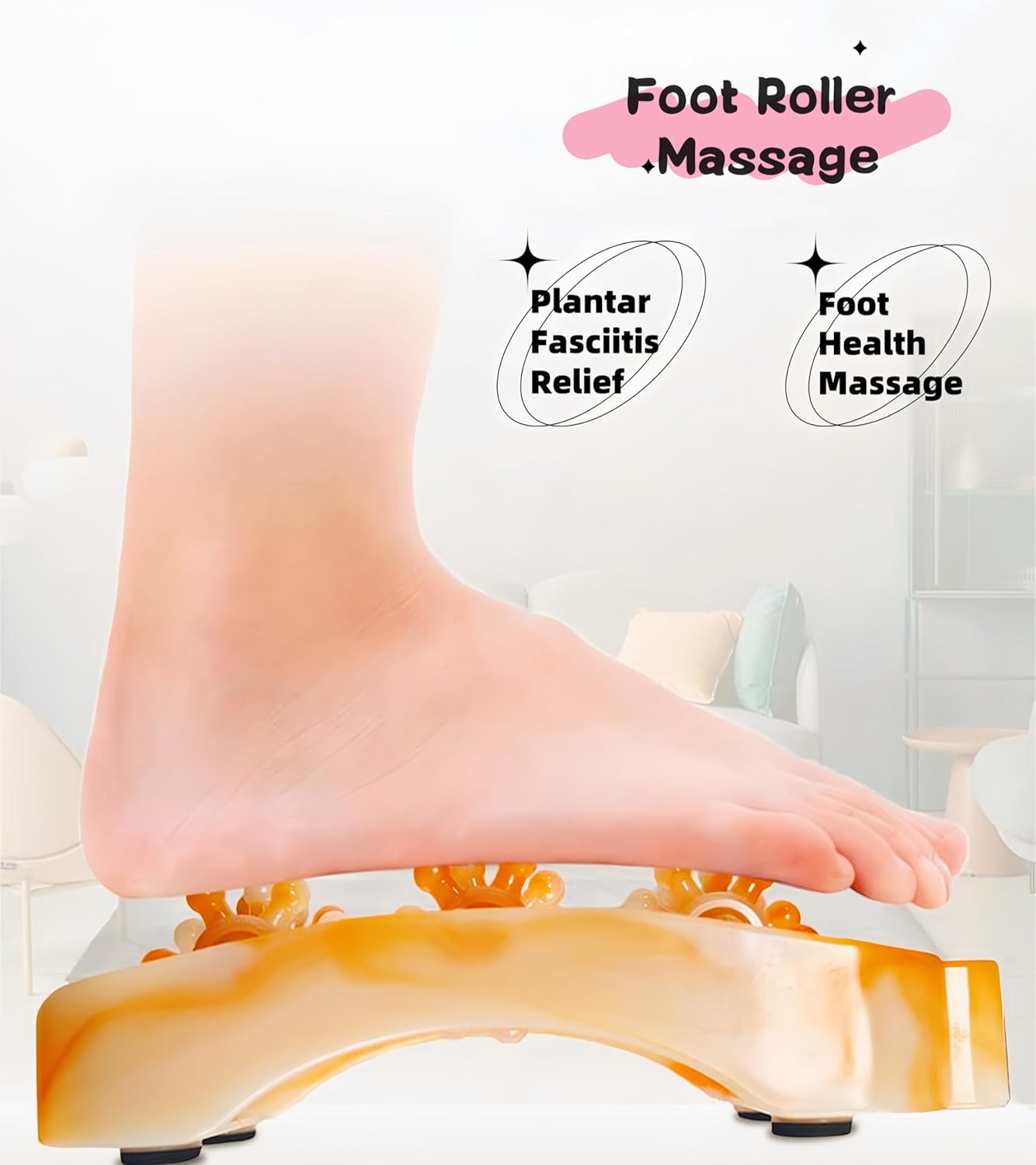 2 Pieces, Foot Roller Massager, Stimulate The Massage of The Sole, Plantar Fasciitis Relief,Relieve Fatigue, Foot Massage for Circulation and Pain Relief, Foot Health Massage Gifts for Mom and Dad