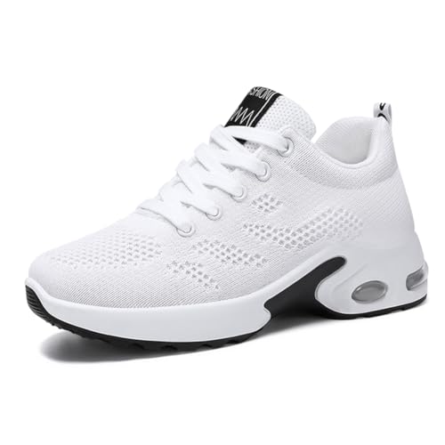 Padgene Womens Sneakers Air Cushion Running Shoes Lightweight Tennis Walking Shoes Mesh Breathable Gym Work Fashion Sneakers Athletic Comfortable Casual