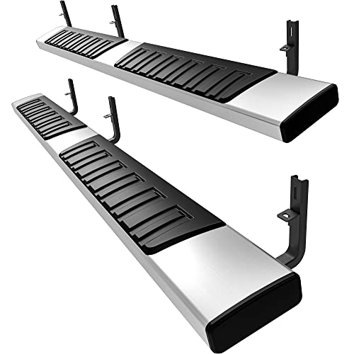 AUTOSAVER88 Running Boards Compatible with 2015-2024 Chevrolet Colorado/GMC Canyon Crew Cab, 6 Inches Aluminum Black Side Steps Nerf Bars