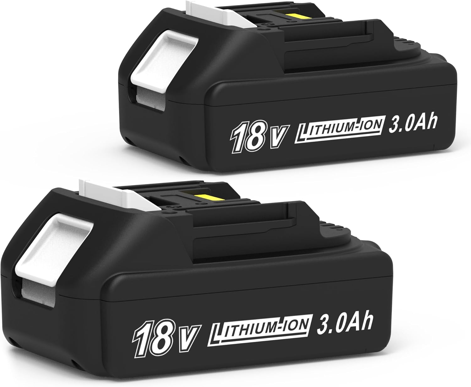 3000mAh 18V Battery Replacement for Makita 18V Battery Compatible with 18 Volt BL1830B BL1840B BL1850B BL1860B BL1815B Battery 2 Packs