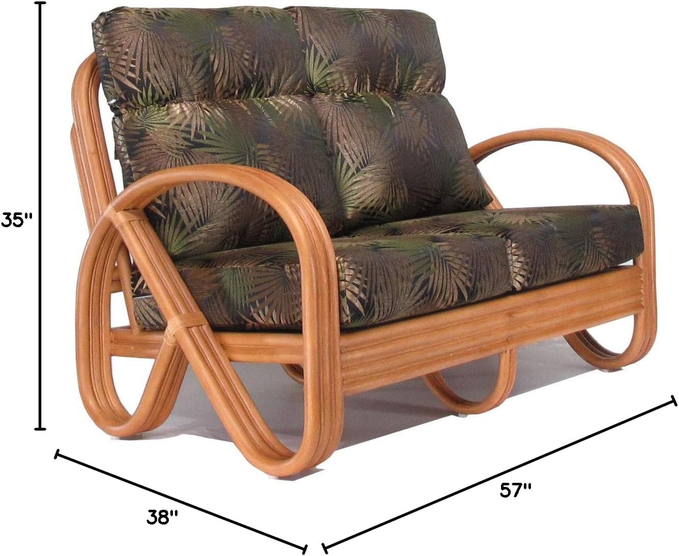 Rattan Living Room Furniture Loveseat (#1791H-IF)