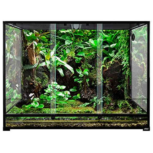 OIIBO 180 Gallon Large Glass Reptile Terrarium, 48