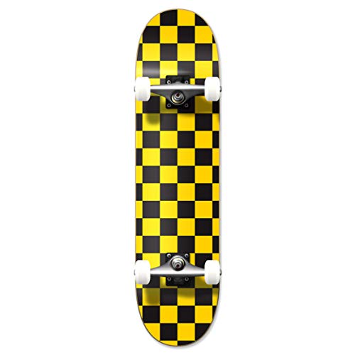 Yocaher Pro Skateboards Blank, Checker, Camo Professional Complete Skateboard 7.75