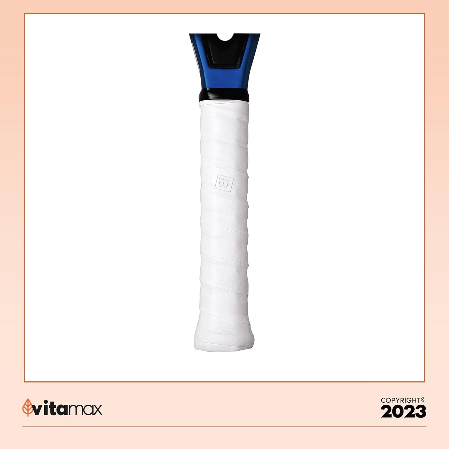 Wilson Tennis Racket Overgrip Ultra Wrap, White - 3 Pack + Exclusive Elevate Your Tennis Skills VitaMax Guide (2 Items Total)