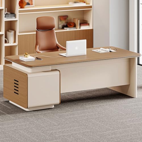 Computer Desk Office Desk Modern Design Office Computer Desk Suitable for Home Large Study Room Computer Desk Business Boss Office Desk Vanity Desk Gaming Desk Office Desks