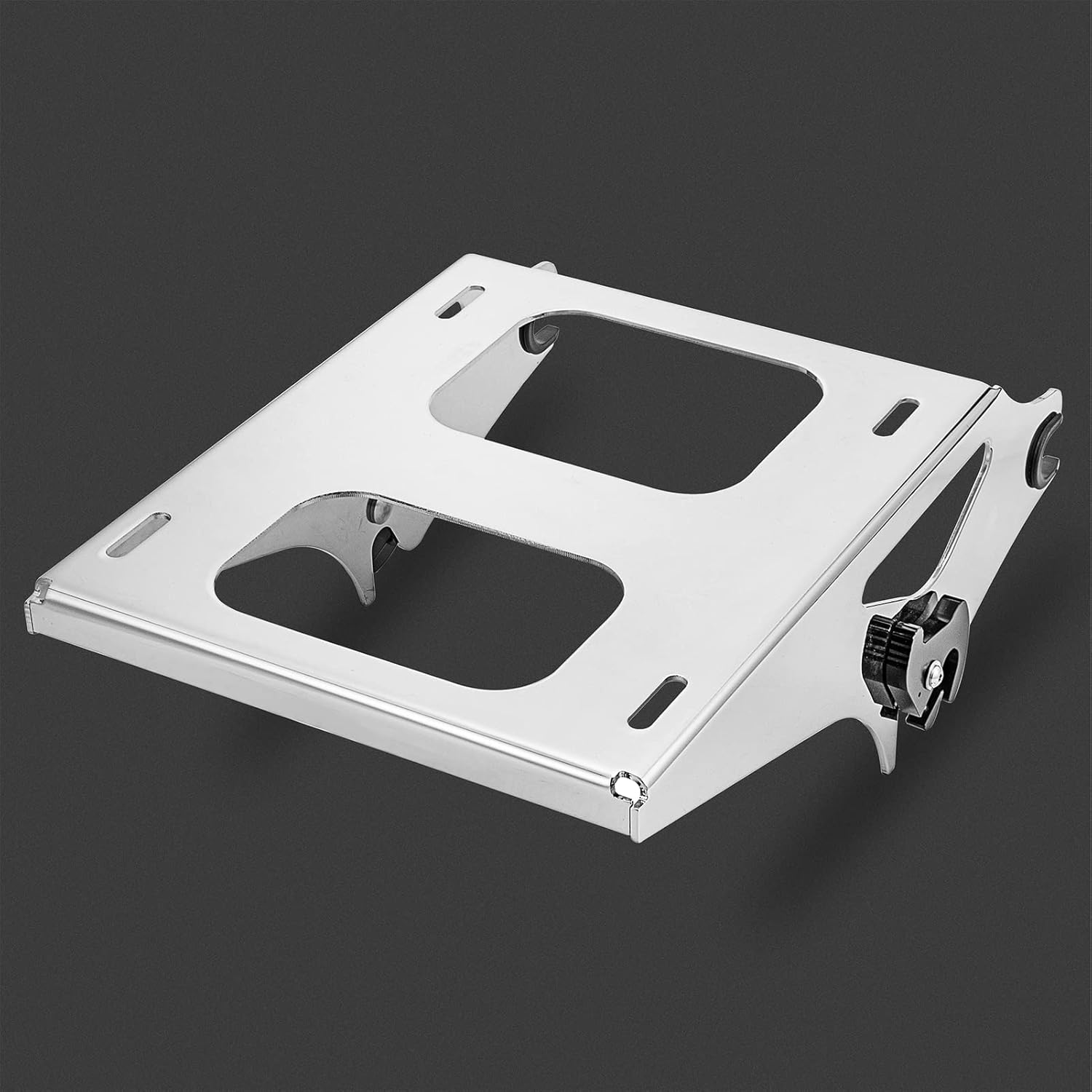 Two-Up Luggage Rack Tour Pak Rack with Docking Hardware Kit Compatible with 2014-UP Harley Touring Road King Electra Road Street Glide