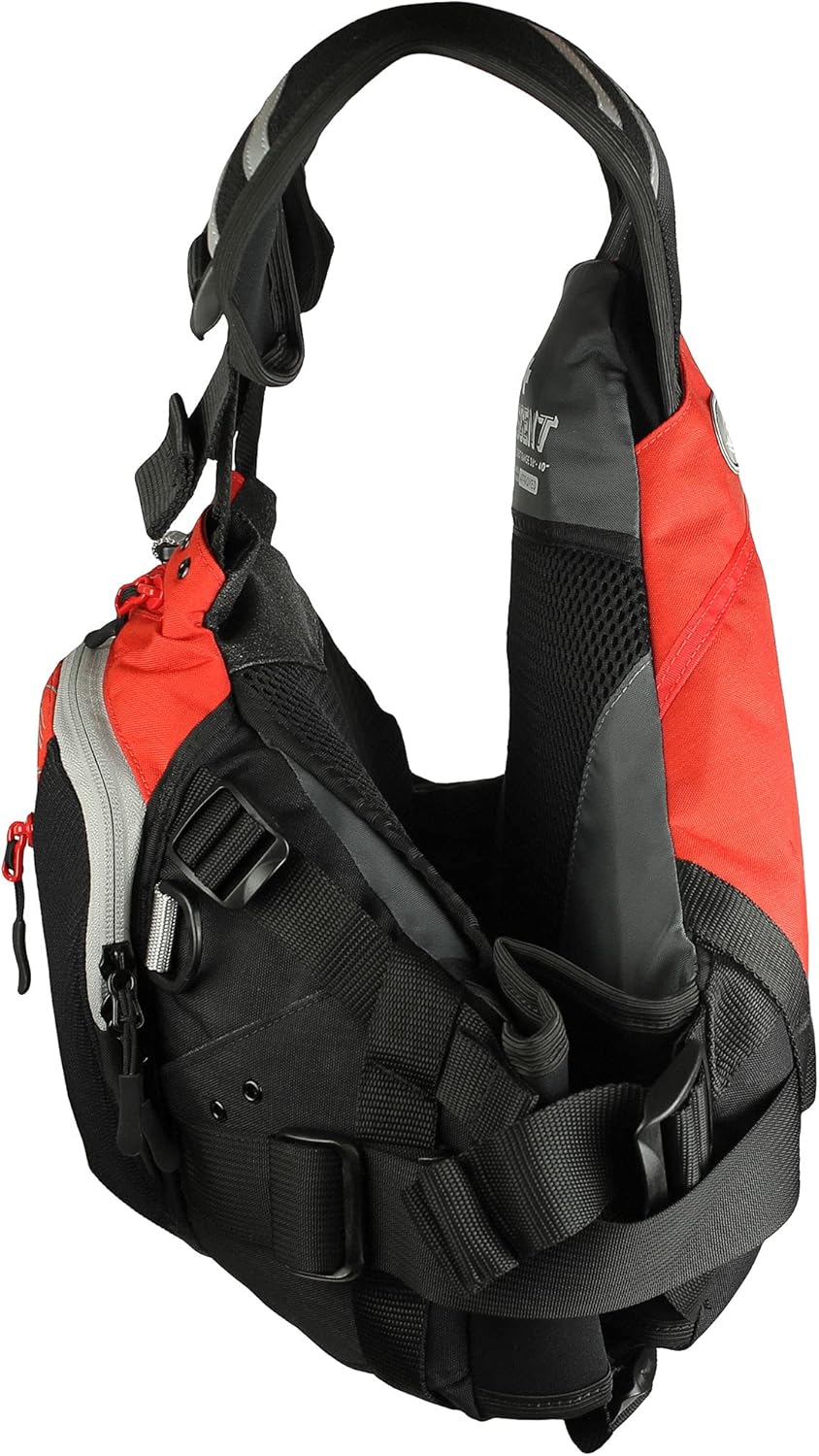 Stohlquist Descent Rescue Lifejacket (PFD)-Red-S/M