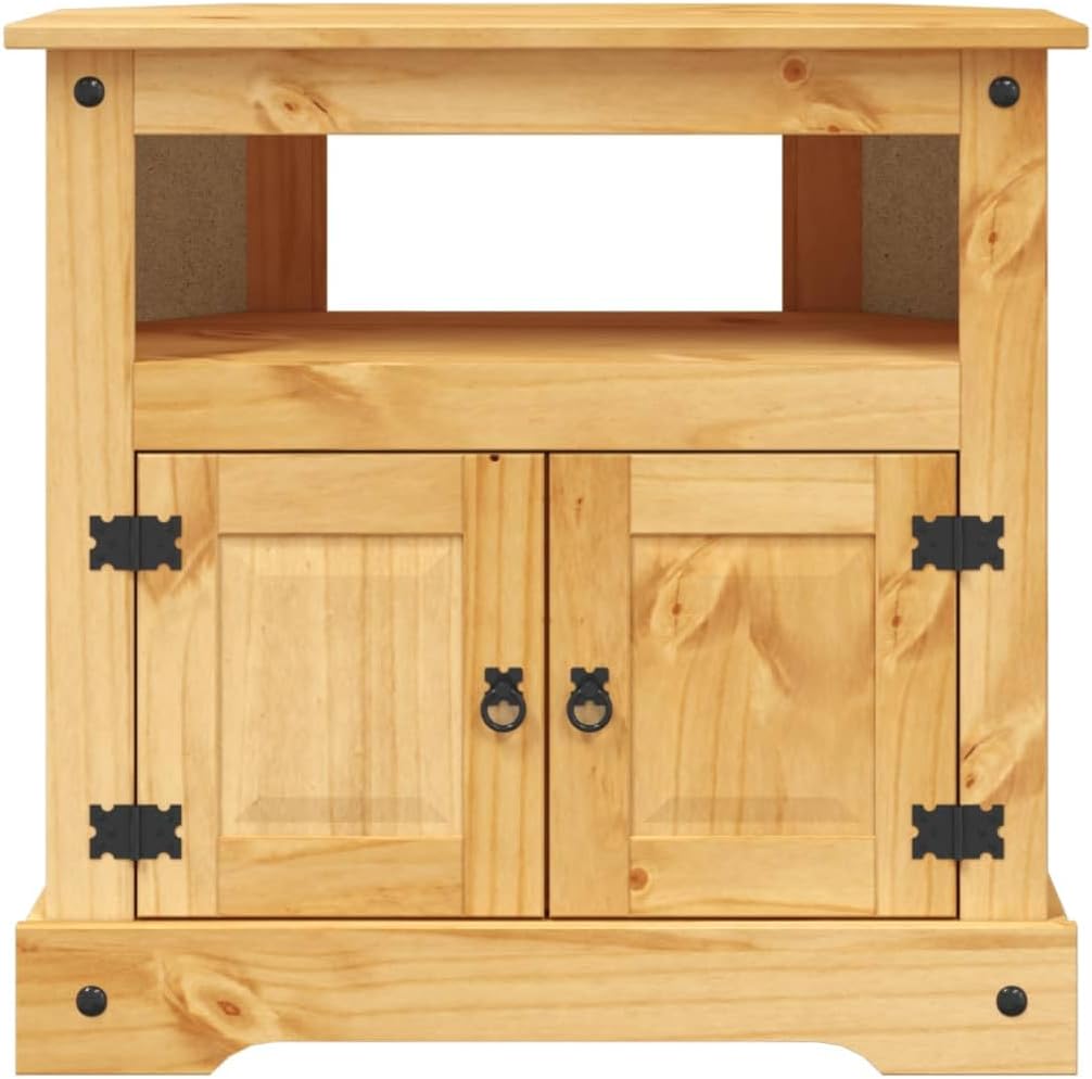 Multifunctional End Table Living Room End TableConsole Table Mexican Pine Corona Range 31.5