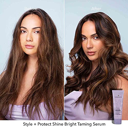 Pureology Style + Protect Shine Bright Weightless Hair Taming Serum | Fights Frizz | Vegan