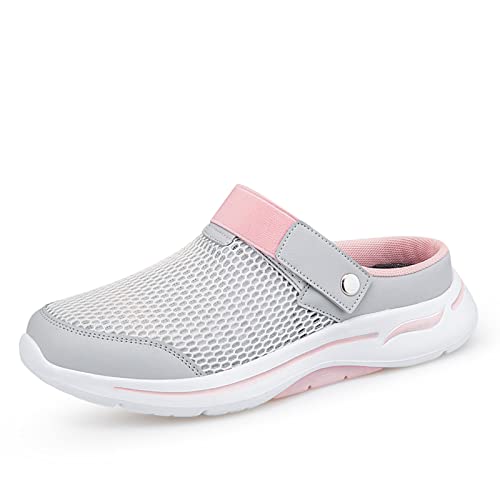 Garden Clogs Mens Womens Mesh Slipper Sandals Slip on Home Shoes Outdoor Mules