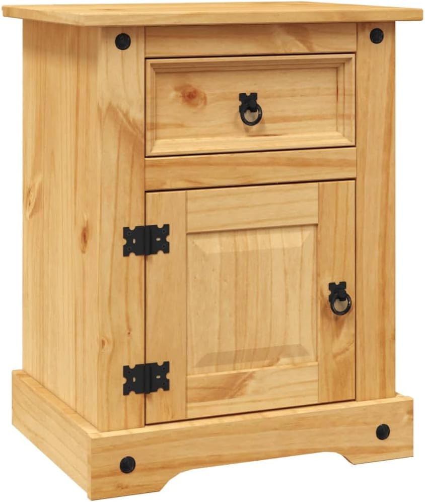 Bedside cabinets,Vertical Storage Towers, Storage Cabinets with Drawers for Home, Bedroom Accessories, Office, Guest Rooms Mexican Pine Corona Range 20.9