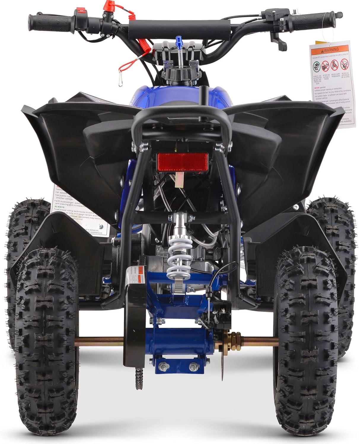 MotoTec Renegade 40cc 4-Stroke Kids Gas ATV Blue