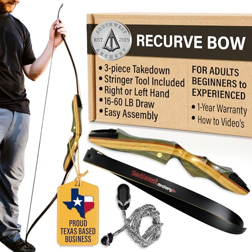 Spyder XL Takedown Recurve Bow - 62