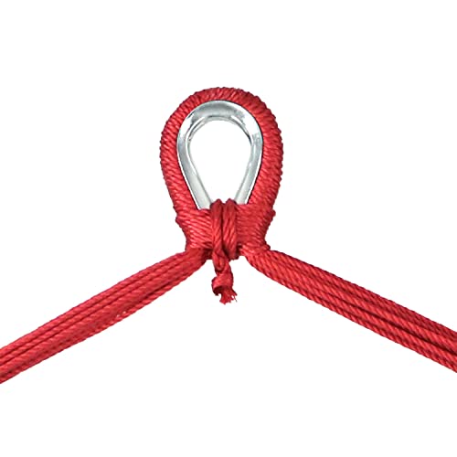 Sunnydaze Caribbean-Style Hanging Rope Hammock Chair Swing with Adjustable Stand - 300-Pound Capacity - Mocha