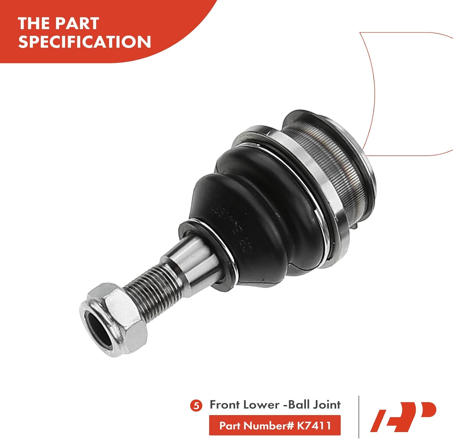 A-Premium 10Pcs Front Suspension Kit, Upper Control Arm Sway Bar Link Lower Ball Joint Inner Outer Tie Rod End, Compatible with Dodge Ram 1500 2002 2003 2004 2005, RWD