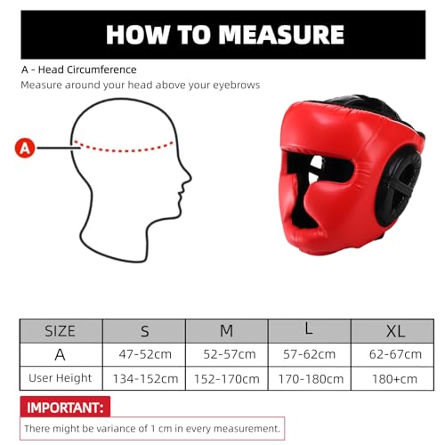 ZOOFOX Boxing Headgear for Muay Thai, Sparring, MMA Training, Kickboxing, Karate, Taekwondo