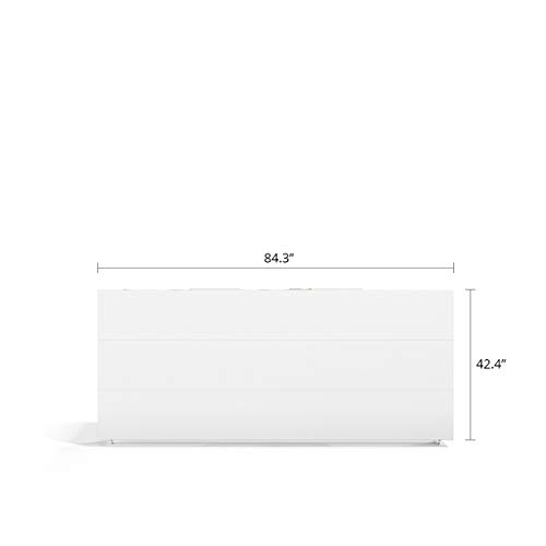 Simple Twin/Twin XL Murphy Wall Bed (Light Wood)