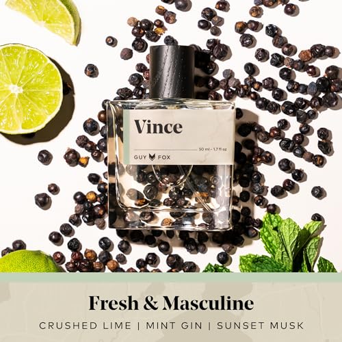 GUY FOX - Jefe - Cologne For Men | Mandarin Orange, Sea Notes & Oakmoss | Fresh, Aquatic Men's Cologne | Men's Fragrance |1.7 Fl Oz