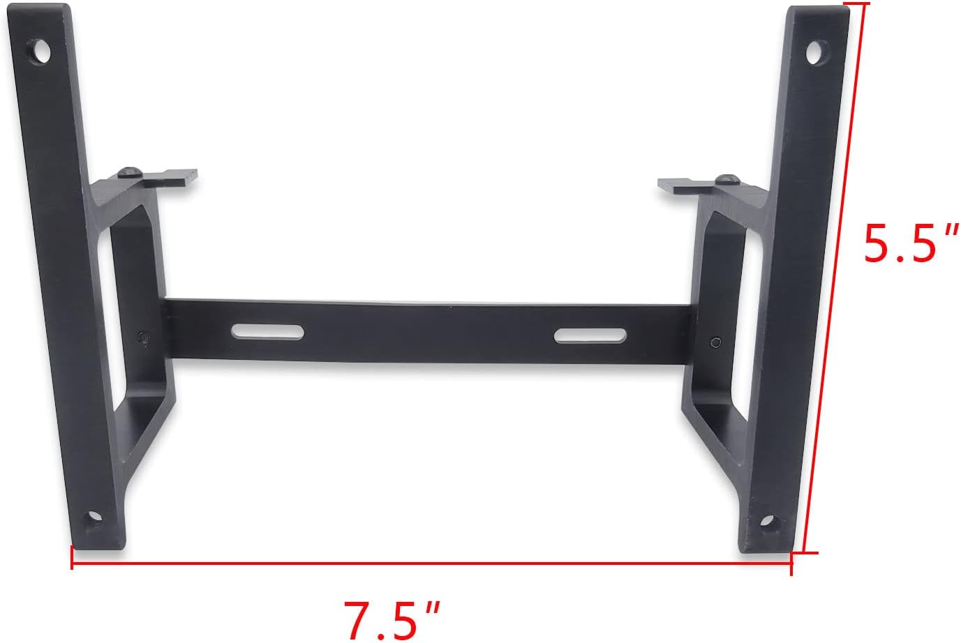 Dasen Lower Grille Front License Plate Mount Bracket Removable Compatible with 2015-2021 Ford Mustang Shelby GT350/GT350R - No Drilling