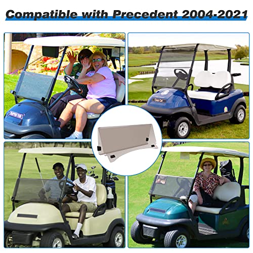 Tinted Club Car Precedent Golf Cart Windshield Compatible with 04-21 Models, Fold Down Golf Cart Windshield Anti-UV Impact Resistant - 37.5