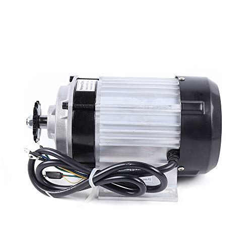 Electric Brushless Motor Kit, 48V Electric Bicycle Trike Conversion Kit with 30A Speed Controller and Throttle Grip Kit for Go Karts E-Bike Electric Throttle Motorcycle Scooter