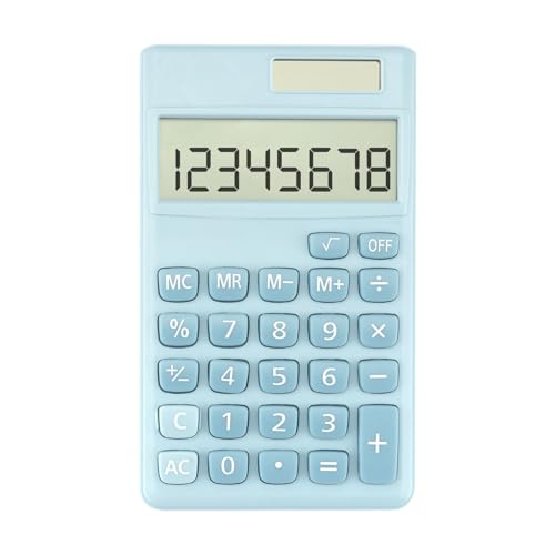 Pink Calculator,Small Calculator,Mini Calculator,Cute Calculator,Solar Calculator,Calculator for School,Basic Calculators for Students,Office Supplies,4 Function Calculator,Middle School Calculator
