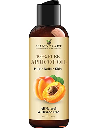 Handcraft Blends Organic Castor Oil - 4 Fl Oz - 100% Pure and Natural - Premium Grade Oil for Hair Growth, Eyelashes and Eyebrows - Carrier Oil - Hair and Body Oil - Expeller-Pressed and Hexane-Free