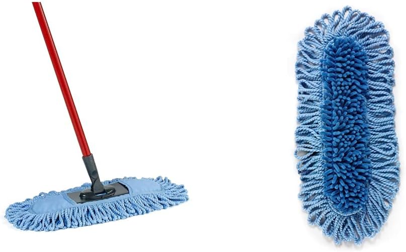 O-Cedar Dual-Action Microfiber Sweeper Dust Mop & Dual-Action Dust Mop Refill