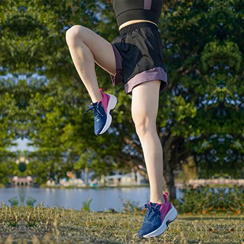 QUINMOK Womens Walking Shoes Non-Slip Tennis Sneakers Mesh Athletic Running Shoes