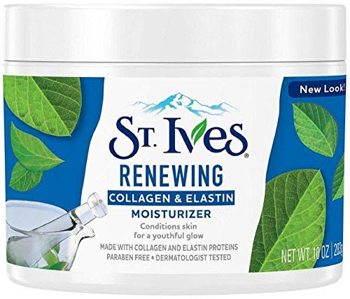 St. Ives Renewing Collagen & Elastin Moisturizer, 10 oz (Pack of 2)