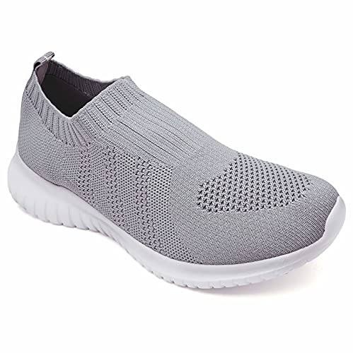 konhill Women's Walking Tennis Shoes - Lightweight Athletic Casual Gym Slip on Sneakers