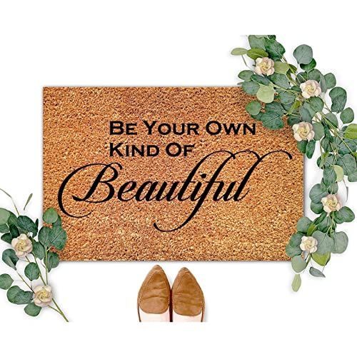 As for Me and My House We Will Serve The Lord Coir Doormat Doormats Farmhouse Family Phrase Durable Coir Non Slip Mat for Home Entrance Floor Door Porch 16x24in