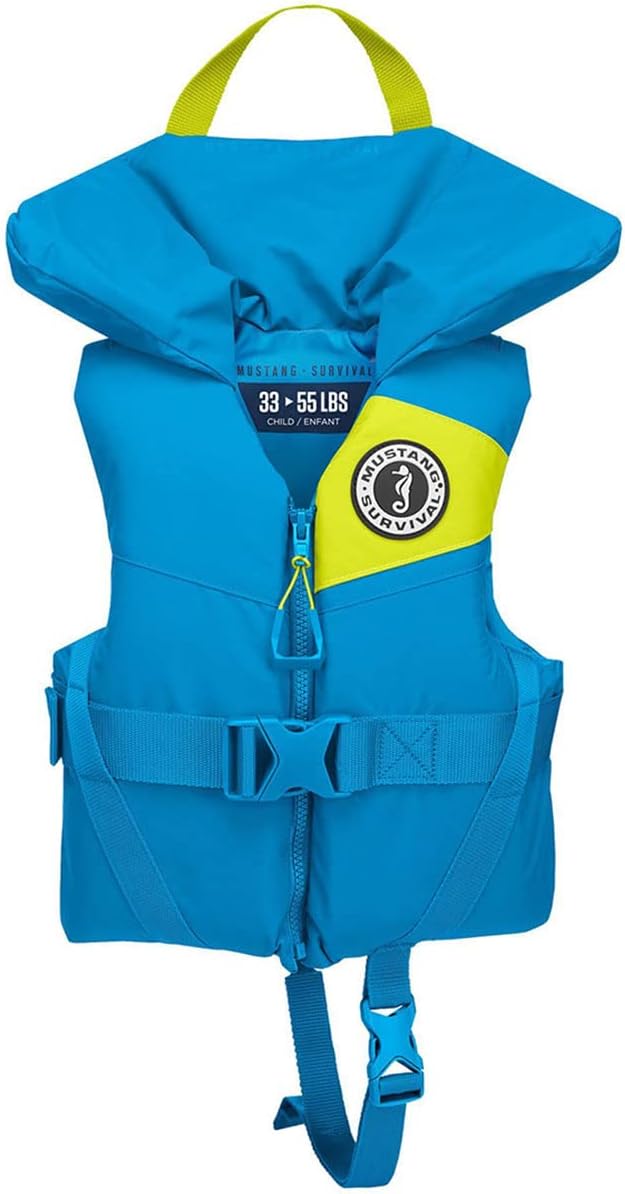 Mustang Survival Child Lil Legends Foam Vest Azure