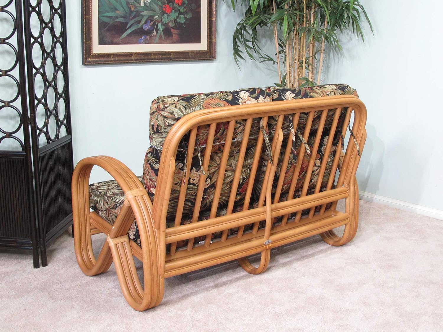 Rattan Living Room Furniture Loveseat (#1791H-PO)