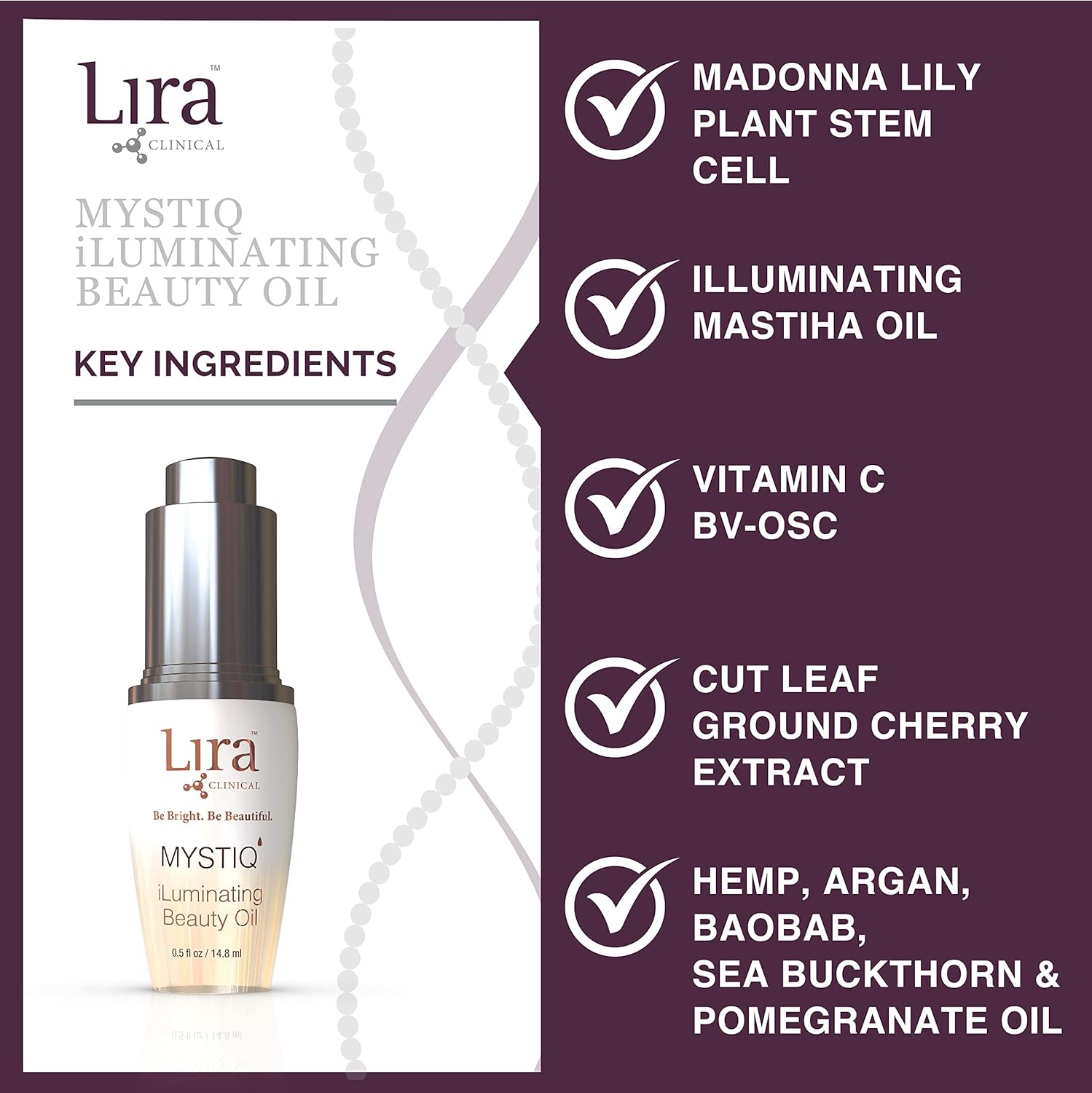 Lira Clinical MYSTIQ ILuminating Beauty Oil