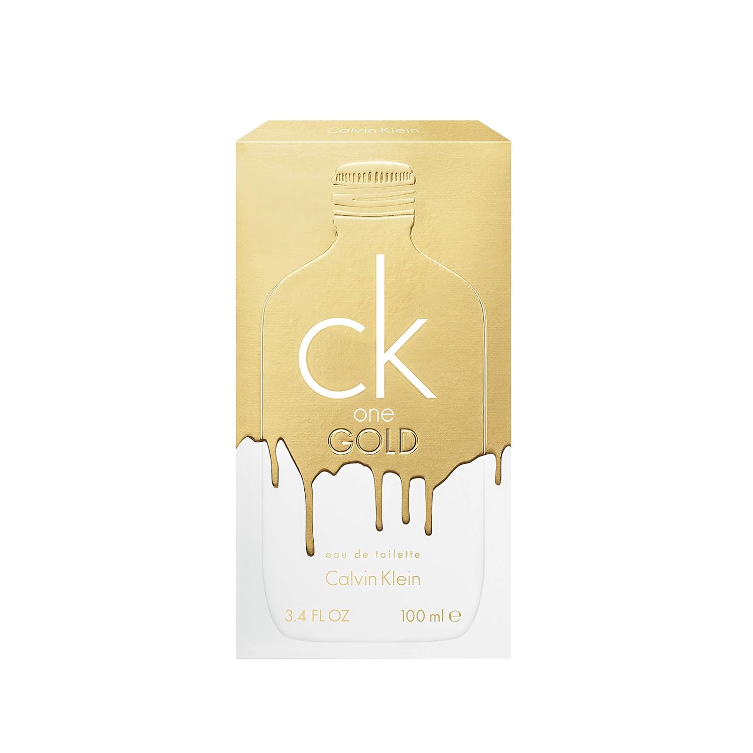 Calvin Klein CK One Gold Eau de Toilette – Woody Unisex Fragrance – With Notes of Bergamot, Fig, Neroli & Guaiac Wood – Luxury Unisex Perfumes – Long Lasting Fragrance