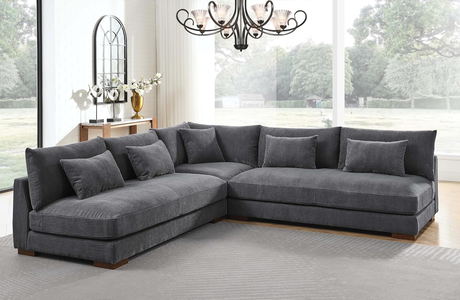 Modular Sectional, Gray