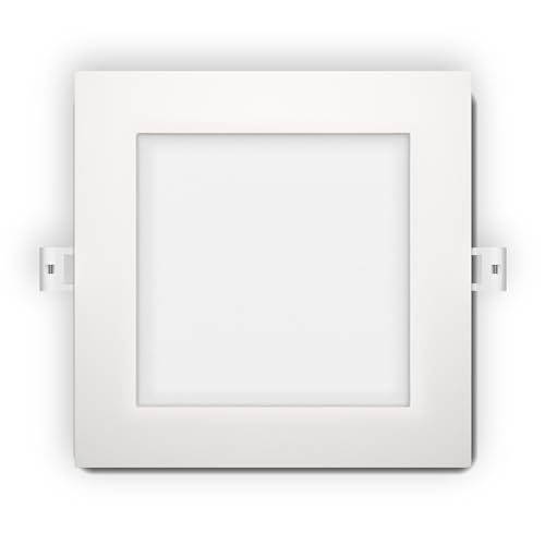 Goodlite 4-inch 12W - LED Recessed Ultra-Thin Square Slim Wafer Downlight, Dimmable (Triac), 850 Lumens, 5 Color Selectable 27k-30k-35k-41k-50k, CRI 90+, ETL Listed, 50k Hour, 75W Equal, 1ct (G-20226)