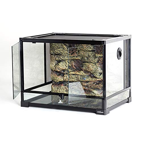 REPTI ZOO 85 Gallon Tempered Glass Reptile Terrarium, 48