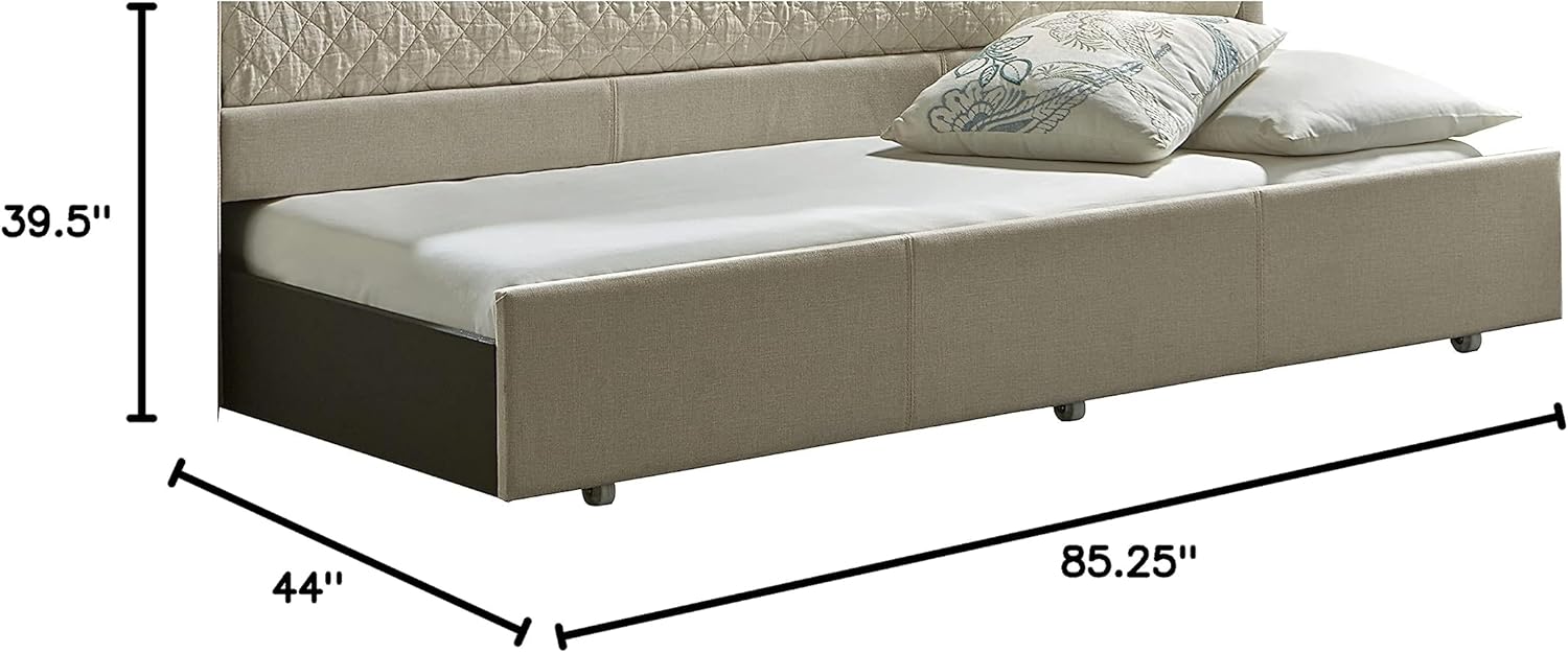 Hillsdale Furniture Jamie Daybed with Trundle, Cream